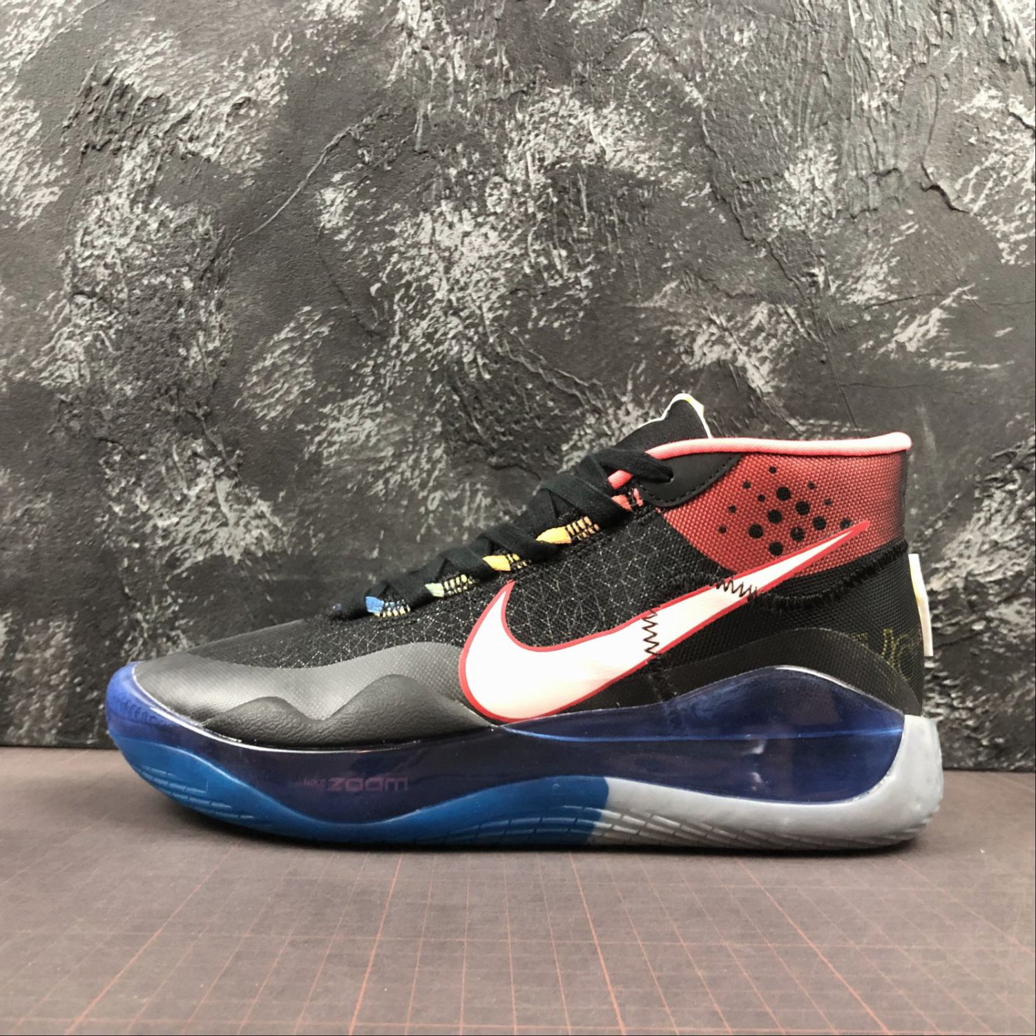 Nike Zoom KD12 EP Black Red Blue AR4230-901