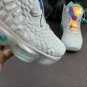 Nike Lebron 17 Battleknit 2. 0 Grey Blue BQ3177-908