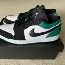 Jordan 1 Low White Black Mystic Green