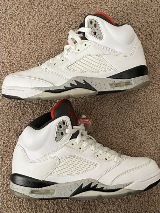 Jordan 5 Retro White Cement