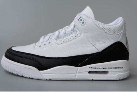 Jordan 3 Retro Fragment White Black
