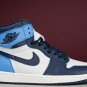 Jordan 1 Retro High Obsidian UNC