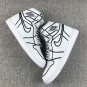 Jordan 1 Retro Comic 3D Pencil White Hand-Painted AA4724-110