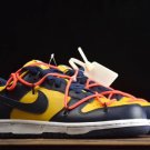CT0856-700 Nike Dunk Low Off-White University Gold Midnight Navy
