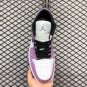 2020 Latest Air Jordan 1 Low White Purple-Black For Sale CK3022-503