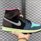 Air Jordan 1 High OG “Bio Hack” Baroque Brown Black-Laser Orange-Racer Pink