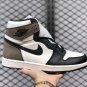Air Jordan 1 High OG Sail Dark Mocha-Black-Black 555088-105