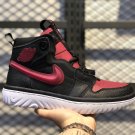 Air Jordan 1 High React AR5321-006 Black White-Noble Red