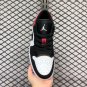 Air Jordan 1 Low âBlack Toeâ White Black-Gym Red 553558-116