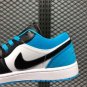 Air Jordan 1 Low Black Black-Laser Blue-White On Sale CK3022-004