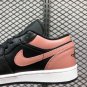 Air Jordan 1 Low Black Crimson Tint Training Shoes New Sale 553558-034