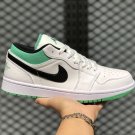 Air Jordan 1 Low OG White Black-Green Super Deals CZ8454-113