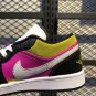 Air Jordan 1 Low SE âCyberâ Black Active Fuchsia-Cyber-White CW5564-001