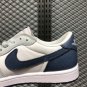 Air Jordan 1 Low Silver White-Navy Blue Skate Shoes CW8576-200