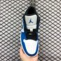 Air Jordan 1 Low White Game Royal-Black Lifestyle Shoes 553558-124