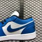 Air Jordan 1 Low White Game Royal-Black Lifestyle Shoes 553558-124