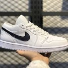 Air Jordan 1 Low White Obsidian Men’s Casual Sport Shoes 553558-114