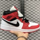 Air Jordan 1 Mid “Chicago” White Gym Red-Black 554724-173