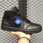 Air Jordan 1 Mid âDeep Blackâ Sport Shoes Hot Sale 554725-090