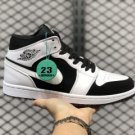 Air Jordan 1 Mid “Tuxedo” White Black-White For Sale 554724-113