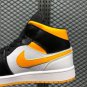 Air Jordan 1 Mid White Laser Orange-Black For Sale CV5276-107