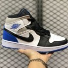 Air Jordan 1 Mid SE Black White-Game Royal 852542-102