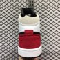 Air Jordan 1 Mid SE White Track Red Black For Sale 852542-100