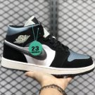 Air Jordan 1 Mid Smoke Grey White-Black Sneakers 852542-011