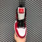 Air Jordan 1 Mid White Gym Red-Black Sneakers Online Sale 554725-173