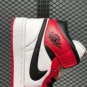 Air Jordan 1 Mid White Gym Red-Black Sneakers Online Sale 554725-173