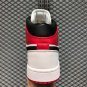 Air Jordan 1 Mid White Gym Red-Black Sneakers Online Sale 554725-173