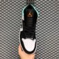 Air Jordan 1 Mid White Laser Orange-Black-Lucky Green BQ6931-101