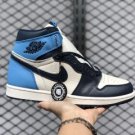 Air Jordan 1 Retro High OG Sail Obsidian-University Blue 555088-140