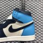 Air Jordan 1 Retro High OG Sail Obsidian-University Blue 555088-140