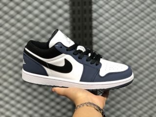 New Arrival Air Jordan 1 Low White Black-Midnight Navy 309192-101