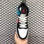 New Sale Air Jordan 1 Mid GS White Black Pink Blue CV4891-001