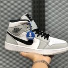 Sale Air Jordan 1 Mid Light Smoke Grey Black-White 554724-092