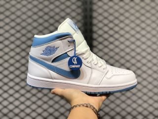 Top Quality Air Jordan 1 Mid &acirc;��UNC&acirc;�� University Blue White BQ6472-114