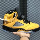 Hot Sale Air Jordan 5 SP Amarillo College Navy-Amarillo CQ9541-704