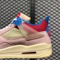 Union x Air Jordan 4 Guava Ice Light Bone-Brigade Blue-Light Fusion Red DC9533-800