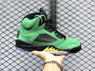 Air Jordan 5 SE Apple Green Black-Yellow Strike-Black CK6631-307