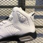 Air Jordan 6 GS White Black-Alligator Best Sell 384665-110