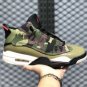 Air Jordan Dub Zero Medium Olive Gym Red-Black-Light Bone 311046-200