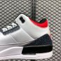 Air Jordan Retro 3 SE-T White Fire Red-Black Basketball Shoes CZ6431-100