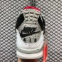 Air Jordan 4 Retro âPure Moneyâ White Black-Gym Red 840606-316
