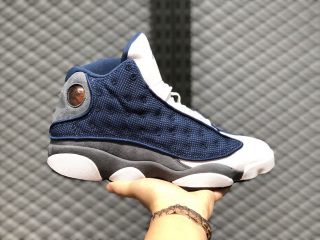 Air Jordan 13 Navy Flint Grey-White-University Blue 414571-404