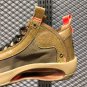 Air Jordan 34 âBayou Boysâ Brown Kelp Bright Crimson DA1897-300 Hot Sale