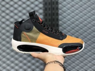 Air Jordan 34 &acirc;��Eclipse&acirc;�� Amber Rise Black-Sail BQ3381-800 For Online Buy