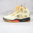OFF-WHITE x Air Jordan 5 “Sail” DH8565-100