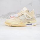Off-White x Air Jordan AJ4 Retro Cream Sail CV9388-100